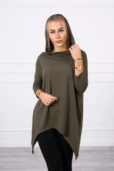 Legínovo Mikina s potlačou krídel, ťavia Farba: Khaki, Veľkosť: UNI