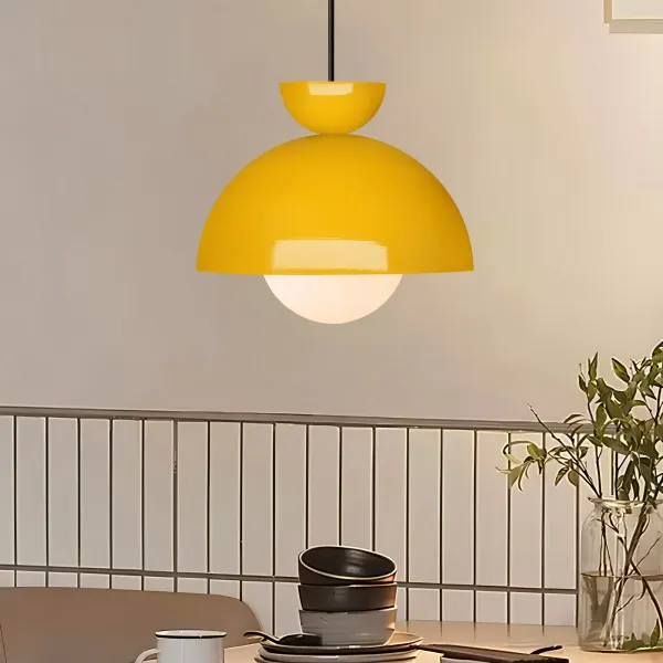 Opviq Závěsný lustr Loper žlutý