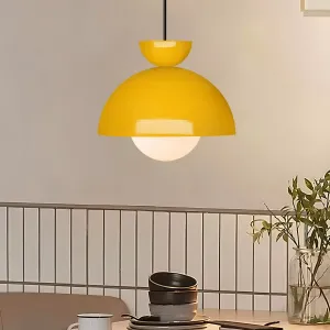 Opviq Závěsný lustr Loper žlutý