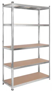TZB Dílenský regál IRONHOLD 205x120 cm stříbrný