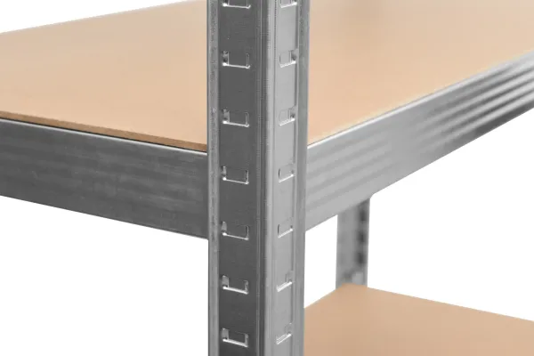 TZB Dílenský regál IRONHOLD 205x120 cm stříbrný