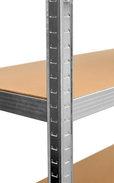 TZB Dílenský regál IRONHOLD 205x120 cm stříbrný