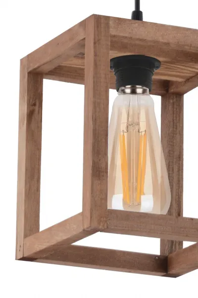 Opviq Závěsný lustr Cube hnědý