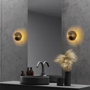 Opviq Nástěnná lampa Fungal 16 cm zlatá