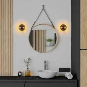 Opviq Nástěnná lampa Fungal 16 cm zlatá