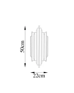 Nástenná lampa Reis - 13342