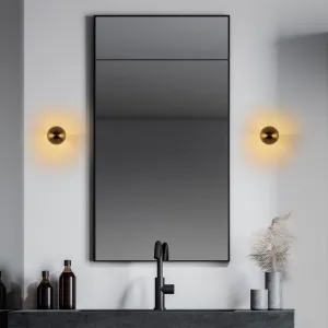 Opviq Nástěnná lampa Fungal 12 cm zlatá