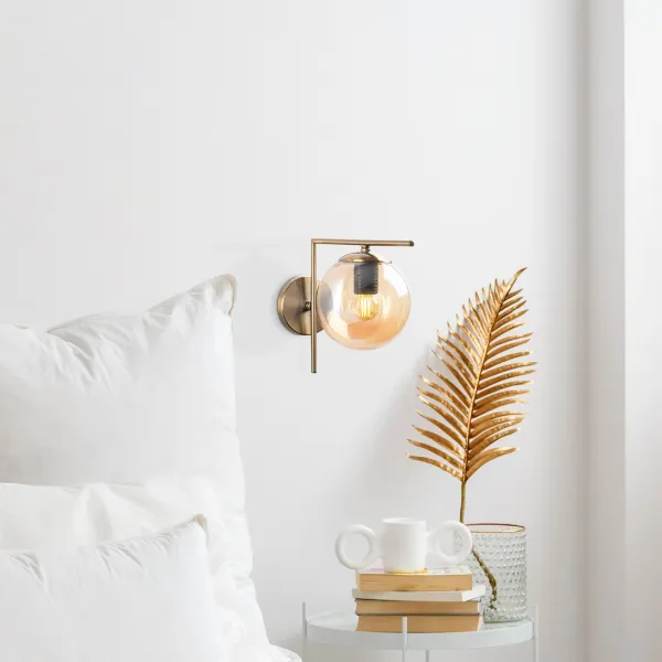 Opviq Nástěnná lampa Antique I zlatá