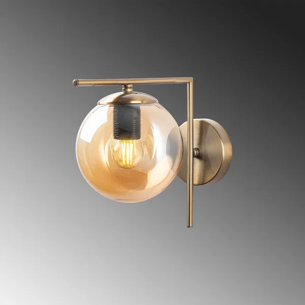 Opviq Nástěnná lampa Antique I zlatá