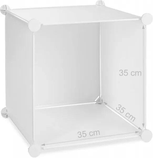 TZB Dětský modulární regál Esla 110 cm bílý/barevný