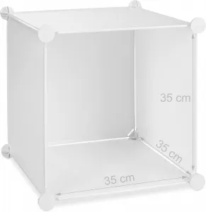 TZB Dětský modulární regál Esla 110 cm bílý/barevný
