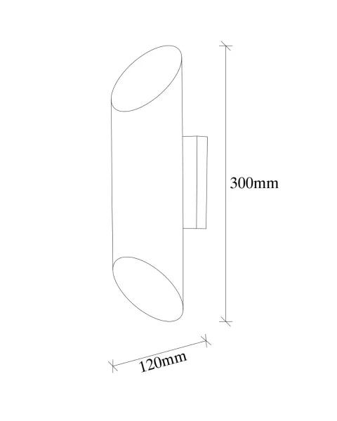 Nástenná lampa Cut - 11810