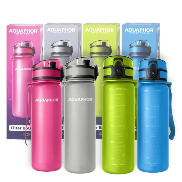 Láhev CITY Aquaphor, šedá 500 ml