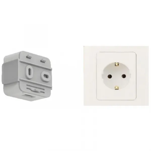 AQARA Dual Relay Module T2 (DCM-K01) - Zigbee 3.0 dvojitý relé modul AQARA-DCM-K01-1417
