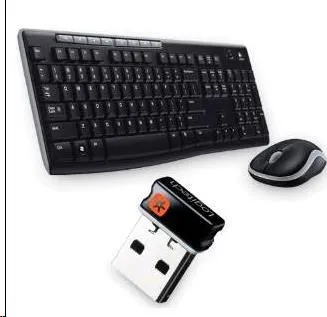 Bezdrôtový stolný počítač Logitech Wireless Desktop MK270, USA