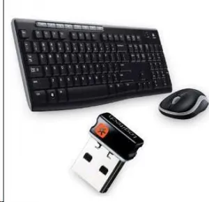 Bezdrôtový stolný počítač Logitech Wireless Desktop MK270, USA