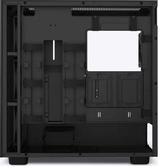 NZXT skříň H7 Flow RGB edition / ATX / 3x 140 mm fan / USB-C / 2x USB / prosklená bočnice / mesh panel / RGB / černá