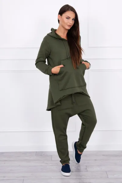 Legínovo Súprava so sivými Baggy nohavicami Farba: Čierna, Veľkosť: UNI
