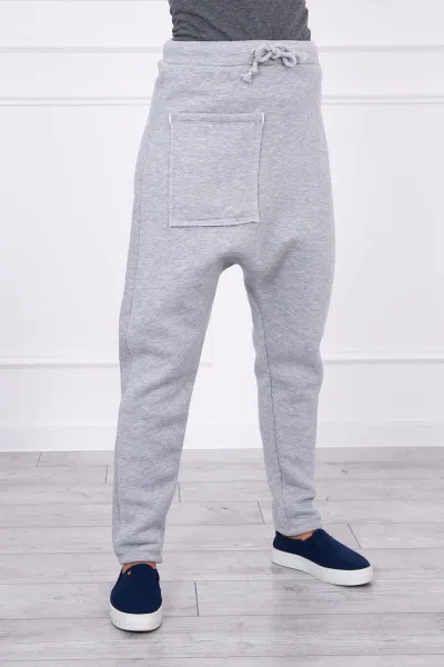 Legínovo Súprava so sivými Baggy nohavicami Farba: Čierna, Veľkosť: UNI
