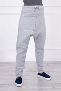 Legínovo Súprava so sivými Baggy nohavicami Farba: Čierna, Veľkosť: UNI