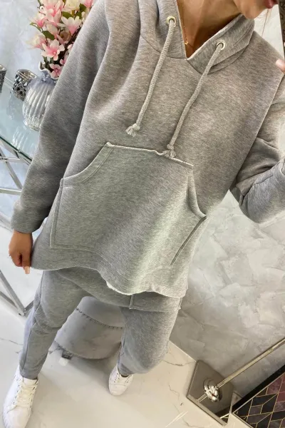 Legínovo Súprava so sivými Baggy nohavicami Farba: Čierna, Veľkosť: UNI