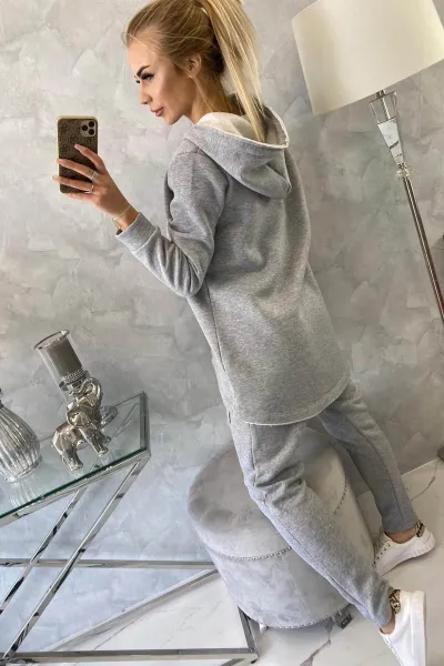 Legínovo Súprava so sivými Baggy nohavicami Farba: Čierna, Veľkosť: UNI