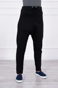 Legínovo Súprava so sivými Baggy nohavicami Farba: Čierna, Veľkosť: UNI