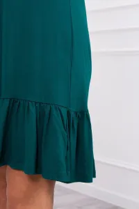 Legínovo Šaty na tenkých ramienkach zelené Farba: Zelená, Veľkosť: UNI