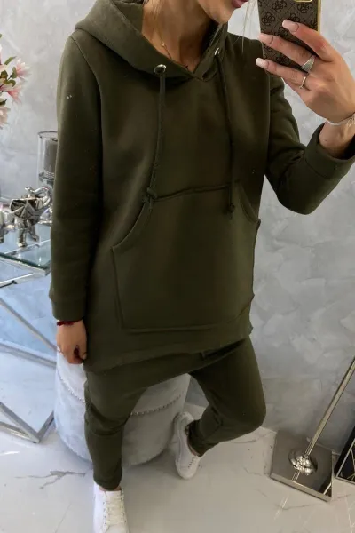 Legínovo Súprava so sivými Baggy nohavicami Farba: Čierna, Veľkosť: UNI