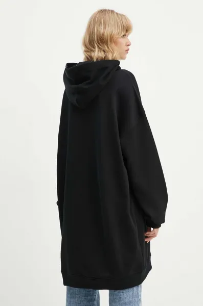 Mikinové Šaty Diesel D-Boxt-Hood-Lab Dress Black 1