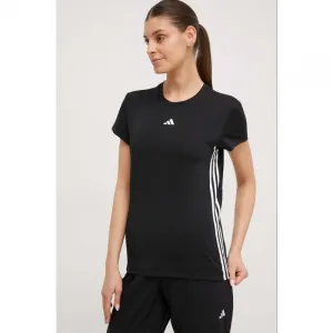Dámske tréningové tričko s krátkym rukávom ADIDAS HYGLM T BLACK WHITE