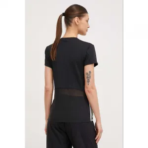 Dámske tréningové tričko s krátkym rukávom ADIDAS HYGLM T BLACK WHITE