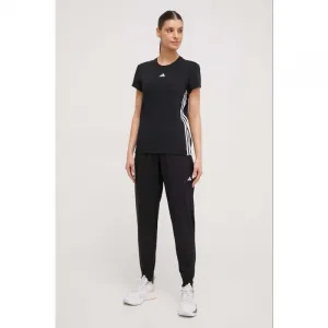 Dámske tréningové tričko s krátkym rukávom ADIDAS HYGLM T BLACK WHITE