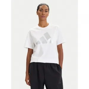 Dámske tričko s krátkym rukávom ADIDAS W C HOL MET T WHITE