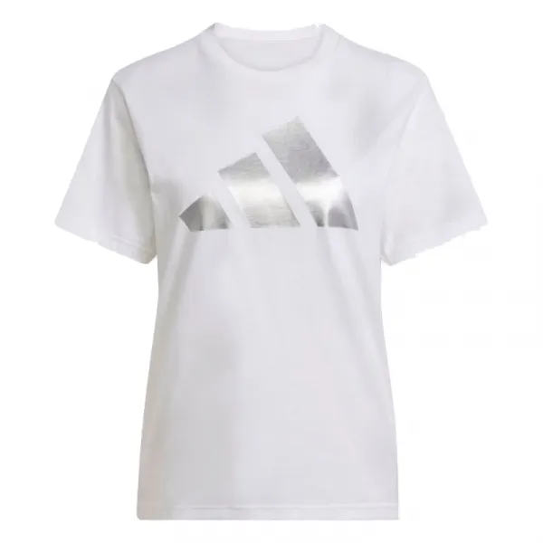 Dámske tričko s krátkym rukávom ADIDAS W C HOL MET T WHITE