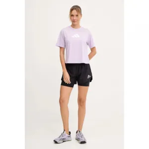 Dámske tréningové tričko s krátkym rukávom ADIDAS WE BL TEE POWPLU