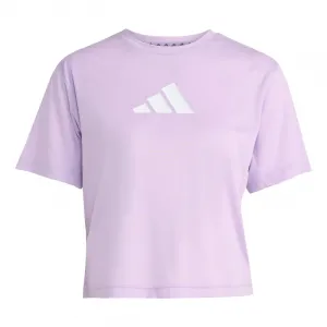 Dámske tréningové tričko s krátkym rukávom ADIDAS WE BL TEE POWPLU