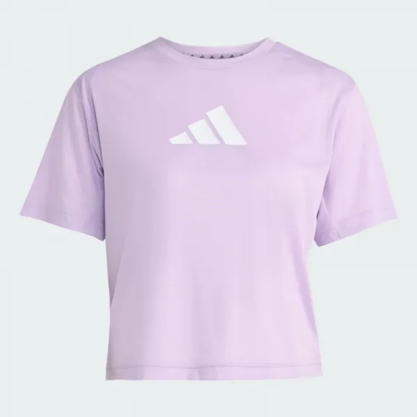 Dámske tréningové tričko s krátkym rukávom ADIDAS WE BL TEE POWPLU