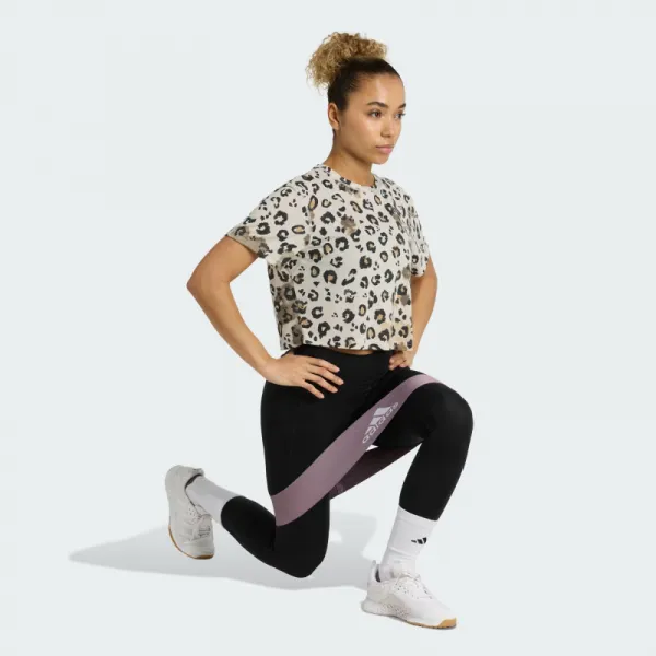 Dámske tričko s krátkym rukávom ADIDAS WE T-SHIRT AOP WONALU PRINT