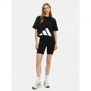 Dámske tričko s krátkym rukávom ADIDAS W BL SJ BF T BLACK WHITE