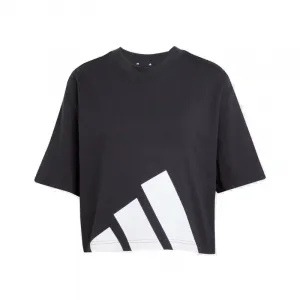 Dámske tričko s krátkym rukávom ADIDAS W BL SJ BF T BLACK WHITE