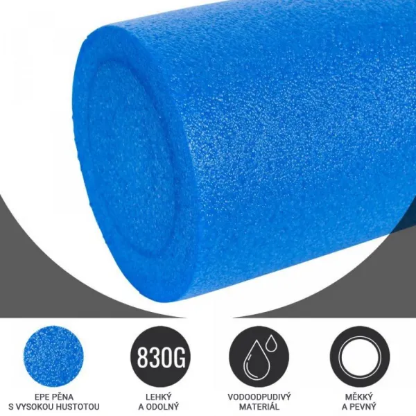 Gorilla Sports Pilates valec 90 x 15 cm, modrý