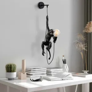 Opviq Nástenná lampa Singe čierna