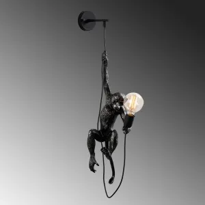 Opviq Nástenná lampa Singe čierna