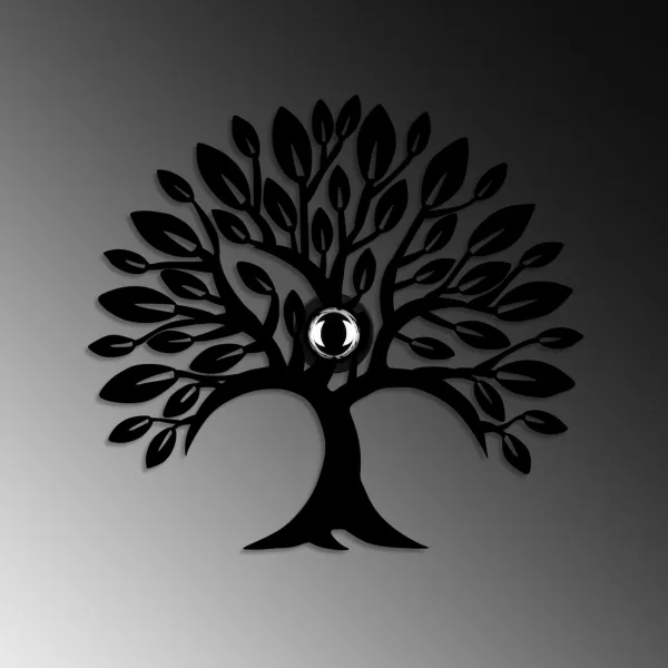 Opviq Nástenná lampa Tree čierna