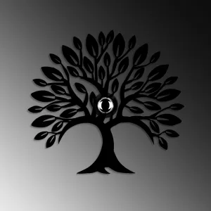 Opviq Nástenná lampa Tree čierna