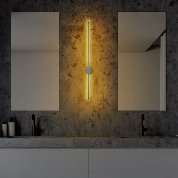 Opviq Nástenné LED svietidlo Sword II sivé