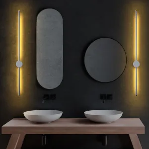 Opviq Nástenné LED svietidlo Sword II sivé