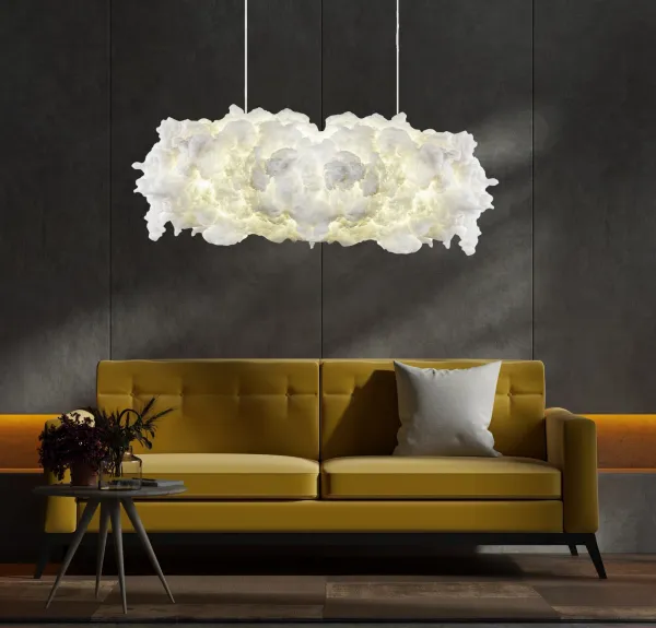 Opviq Závesný luster Serenity 90 cm biely