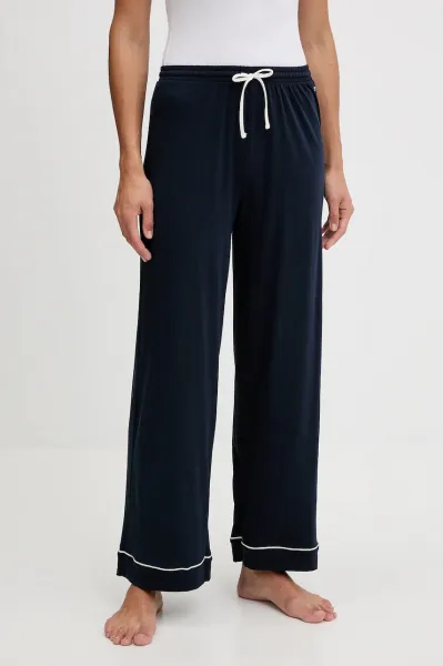 Pyžamo Tommy Hilfiger dámske, tmavomodrá farba, UW0UW06142